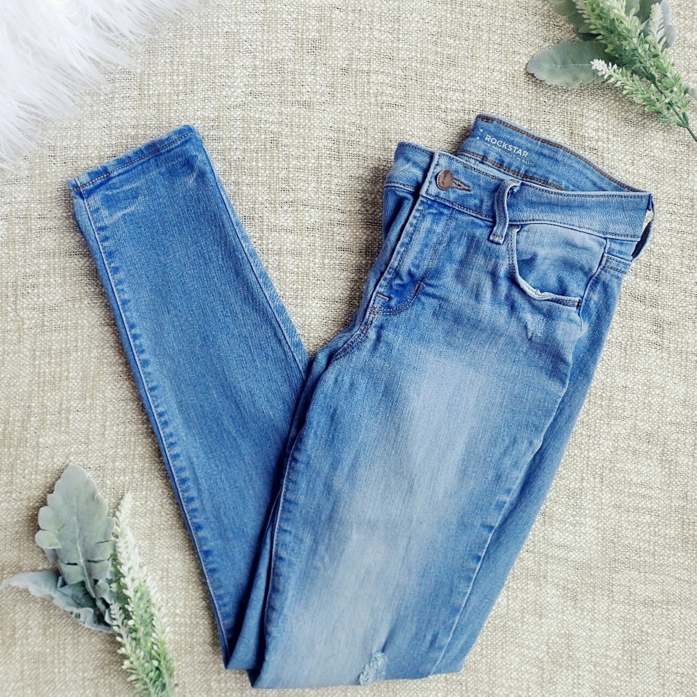 Old Navy Mid-rise Blue Jeans